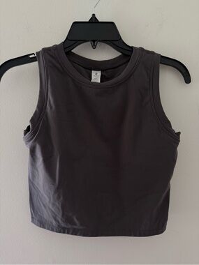 HeyNuts Grey Sports Bra Tank Size Small New #Lux-Q